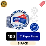 (3 Pack) Dixie Ultra Paper Plates Inch 100 Count Heavy Duty Disposable Party New. Price: $44.99.