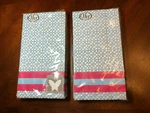 Set Of 2 Ideal Home Range Ihr 16 Spring Garden Blue Print Paper Guest Napkins New. Price: $12.88.