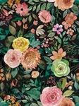Retro Watercolor Multicolor Rose Peel And Stick Peony Vinyl New. Price: $18.29.