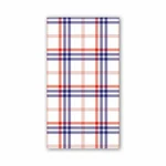 Michel Design Works 15 Triple-ply Paper Hostess Napkins Paisley & Plaid Red Blue New. Price: $7.00.