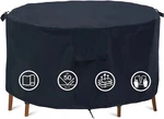 Round Patio Furniture Covers 74" Dia Waterproof Table & Fire Pit Anti- New. Price: $43.85.