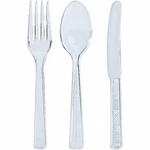 Party Dimensions Plastic Cutlery Combo (spoons, Forks & Knives) Bulk New. Price: $9.43.