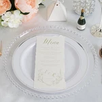 24 Clear 12" Round Beaded Rim Charger Plates Wedding Reception Party Supplies New. Price: $82.29.