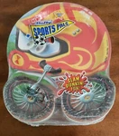 New Hefty Sports Pals Paper Plates 24 Pk Assorted Sealed 2001 First Ever Print. Price: $60.00.