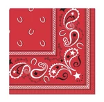 Beistle Bandana Lunch Napkins - Western Party Supply Decoration New. Price: $29.95.