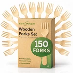 150PACK Compostable - Alternative To Plastic & Bamboo Forks, Eco F... New. Price: $20.12.