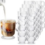 Sieral 100 Pieces 8 Oz Hard Plastic Coffee Cup Bulk Tea Mug With Handle Dispo... New. Price: $99.22.