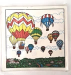 3 New (24 Each) Vtg Creative Arts Beverage Napkins Hot Air Balloon Country Side. Price: $20.24.