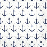 Ihr Boston International Paper Cocktail Napkins, Anchor Dots, Pack Of 20 New. Price: $8.40.