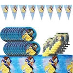 Beauty And The Beast Party Decoration Pack Tableware For Kids Birthday Celebr... New. Price: $44.11.