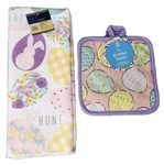 Egg Bunny Rabbit Kitchen Towel Set Spring Easter Home Decor New. Price: $30.00.
