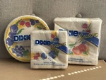 Vintage 1994 Dixie Seasons Beverage, All Occasion Napkins & Dessert Plates Fruit New. Price: $28.00.