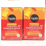 Signature Select, Caramel Pumpkin Spice, Light Roast, 12 K-cups, Bb: 7/13/2026 New. Price: $15.99.