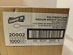 Genuine Joe Medium-weight Cutlery Plastic Spoons, 1000 Pack, GJO20002 New. Price: $22.99.