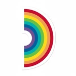 Harman Pack Of 20 Die Cut Rainbow Cocktail Size Paper Napkin Pink 4.5" X 8" New. Price: $21.99.