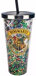 Harry Potter Hogwarts Multi Glitter 20 Oz Acrylic Double Walled Tumbler Cup New. Price: $19.95.