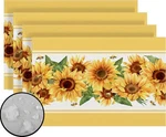Rvsticty Linen PLACEMATS,12&APOS;&APOS; 18&APOS;&APOS;, Yellow New. Price: $17.30.