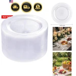 100PIECES Clear Plastic -10.25INCH Disposable Dinner Weddings... New. Price: $59.99.