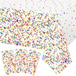 Tatuo Pieces Sprinkle Tablecloth 53.94 X 107.87 Inches, Multi Color New. Price: $14.52.