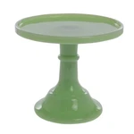 Jadeite Glass Cake Stand - By Mosser 6", New. Price: $63.99.