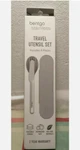 New Bentgo Stainless Travel Utensil Set Reusable 3-PIECE Silverware W/case. Price: $25.00.