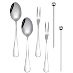 Stainless Steel Coffee Spoons Mini Charcuterie Cocktail Picks Forks Set New. Price: $15.06.