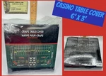 Craps Game Green Felt Table Cover 3 X 6 Ft Casino Party Supplies New. Price: $23.00.