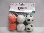 Amscan Set Of 6 Bouncing Balls Unopened Party Favors Soccer Baseball Basketball New. Price: $5.95.