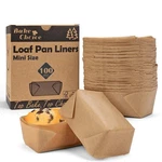 Bake Choice 100 Pcs Mini Loaf Liners Compatible With Wilton Pan, New. Price: $14.50.