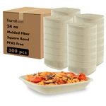 Karat Earth 24OZ Paper Square Bowl, Pfas Free, Molded Fiber, Natural - 300 Pcs New. Price: $69.75.