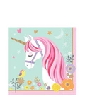 Amscan Luncheon Napkins Magical Unicorn Collection 6.5" X 16 Pcs New. Price: $9.99.