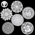 6 Pack Crochet Doilies Vintage Lace Inch White Round Cloth Doily New. Price: $10.98.