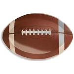 Creative Converting Football Shaped Plastic Tray, 17", Brown - New. Price: $9.52.