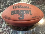 Unique Rare Nfl Wilson Bowl 3 Official Football 01/27/91 Budweiser Beer.. Price: $40.00.