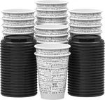 Disposable Paper Coffee With Lid Insulated Outside Hot Drinking Cups New. Price: $29.99.