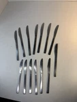 Lot Of 14 Daily Chef & Members Mark Stainless Steel Knives Used. Price: $17.95.