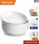 Dishwasher Safe Classic 30OZ Pasta Bowl Set Of 6 - Perfect For Gatherings New. Price: $45.59.