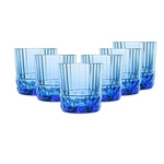 Bormioli Rocco America '20S Sapphire Blue Set 6 Dof Glasses 12.5 Oz Glassware New. Price: $47.99.