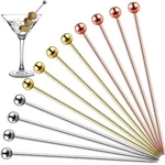 Cocktail Picks 12 Pcs, 4 Inches Reusable Stainless Steel Garnish Too... New. Price: $13.53.