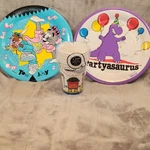 Vintage Amscan Kids Plates Cups 80S 90S Tom & Jerry Partyasaurus Choo Used. Price: $14.99.