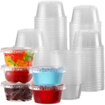Vitever 130 Sets - 2 Oz Jello Shot Cups, Small Plastic Containers With Clear New. Price: $23.99.