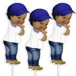 Boy Jeans Centerpieces Baby Shower Birthday Denim Table Decor New. Price: $19.99.
