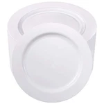 Bucla 100PCS White Plastic PLATES-10.25INCH Disposable Dinner Plates-premium ... New. Price: $48.98.