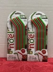Noel 6 Pc Silicone Reusable Straws & Cleaning Brush Green Red Bpa Free Joie 2PK New. Price: $16.96.