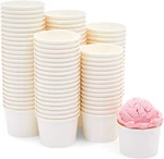 Ice Cream Cups - Disposable Paper Bowls & Dessert For Sundae Bar Supplies New. Price: $22.54.