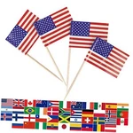 Jbcd American Toothpick Mini Small Cupcake Topper Flags, 100PCS New. Price: $21.12.