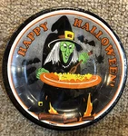 Nos! Vtg Halloween Witch & Cauldron Paper Plates 7 " 8 Ct Pack Amscan Usa Unspecified. Price: $7.95.