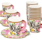 Talking Tables 12 X Alice Wonderland Disposable Paper 5.7 Ounces, Pink New. Price: $21.99.