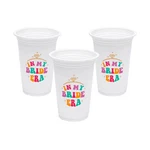 4 1/2" 16 Oz. In My Bride Era Party Disposable Plastic Cups - 25 Ct. New. Price: $21.43.