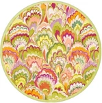Caspari Round Paper Salad Plates, Marbled Ceramica Raspberry - 2 Pack (18450SP) New. Price: $19.00.